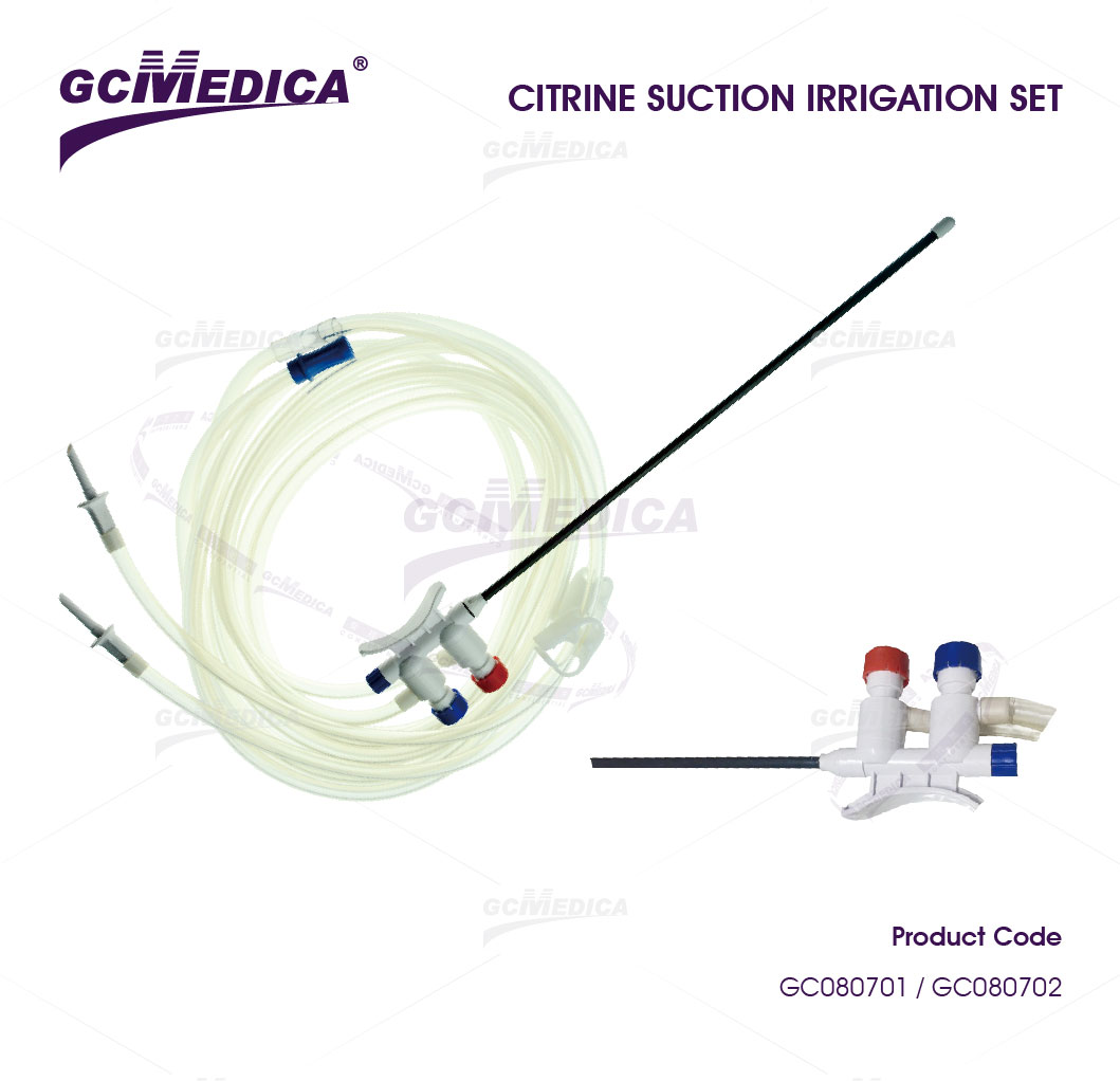 White Suction & Irrigation Set